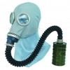 供应天然橡胶头套式防毒面具 全面罩 防CO的防毒面罩