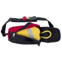 NRS水域救援抛绳包 可漂浮腰包式绳包 消防救援救生绳包